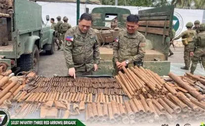 Army recovers war materials of local terrorists in Lanao Sur