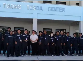 Quezon town opens 1st TESDA center; 21 enrolled in welding course