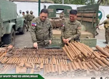 Army recovers war materials of local terrorists in Lanao Sur